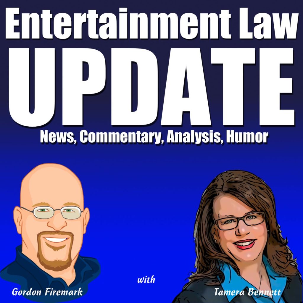 Entertainment Law Update Podcast Cover Artwork